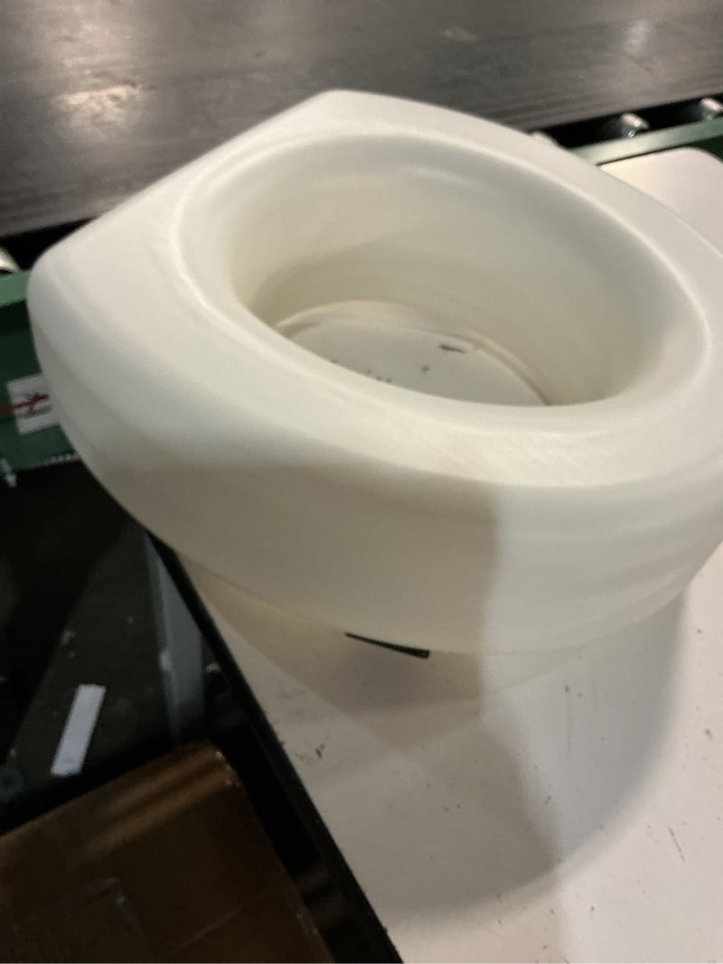 Condition photo showing Good Condition for healthsmart enhanced comfort 5" raised (round) toilet seat risers for seniors 5 slip resistant pads fsa/hsa eligible padded toilet seat elevation 15.7 x 15.2 x 6.1