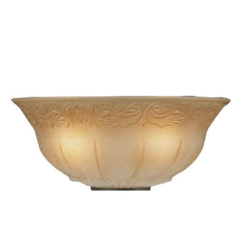 Concord Fans 12" Glass Bowl Ceiling Fan Bowl Shade