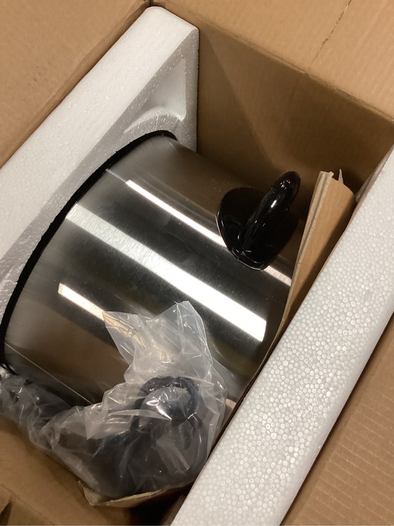 Condition photo showing Good Condition for Crock-Pot Small 3 Quart Round Manual Slow Cooker, Stainless Steel and Black (SCR300-SS)