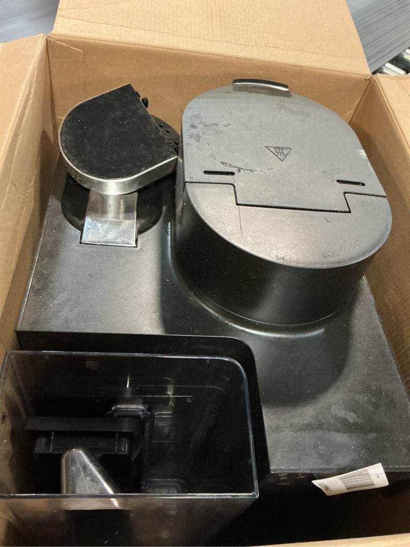 Condition photo showing As Is for ninja espresso & coffee maker & barista system, 3 espresso brew styles, single-serve coffee & nespresso capsule compatible, built-in frother, espresso, cappuccino & latte maker, black, cfn601