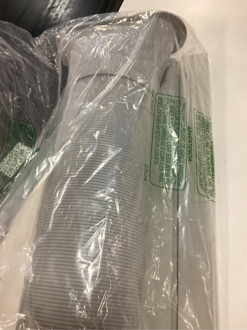 Condition photo showing New/Like New for portable air conditioner window vent kit with exhaust hose 5.1 inch diameter, adjustable 59 inch length exhaust hose for ac seal plate with universal for sliding window 5.1 inches