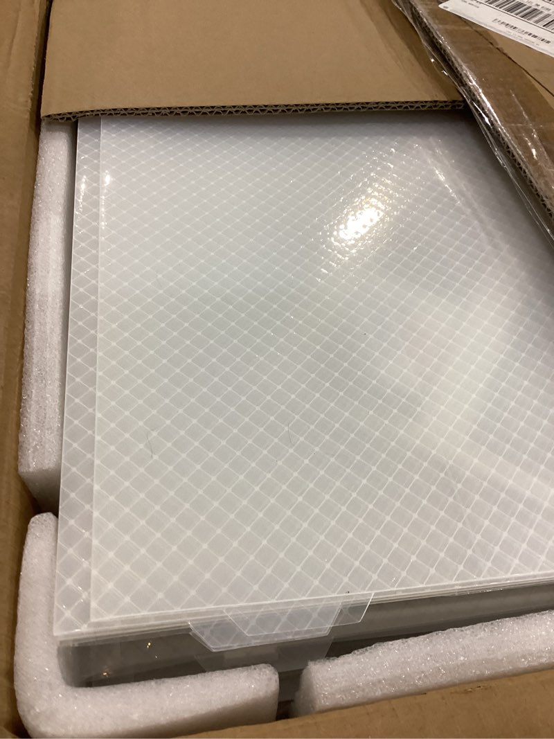 Condition photo showing Good Condition for PARANTA 4-Piece Extra Large Boot and Shoe Storage Boxes, Stackable Clear Plastic Shoe Organizer, Space-Saving Shoe Boxes for Boots, Sneakers, and High Heels, Clear Clear Extra Large 4pcs