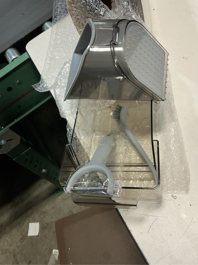 Condition photo showing As Is for SupMaKin Upgrade Safe Mandoline Slicer for Kitchen,Adjustable Potato Slicer Vegetable Onion Chopper, French Fry Cutter, Include Vegetable Peeler(Gray)