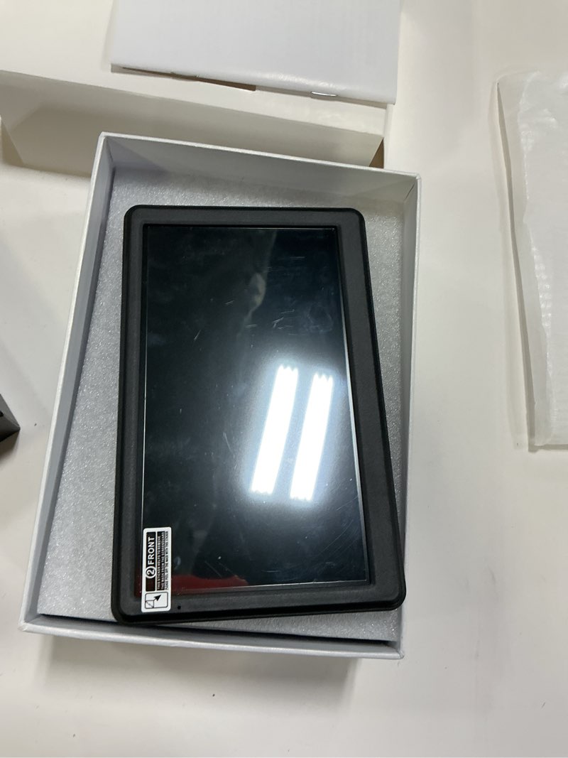 Condition photo showing As Is for Car GPS Navigation, 2025 Map 7 inch Touch Screen Car GPS, Voice Turn Direction Guidance, Support Speed and Red Light Warning, Pre-Installed North America Lifetime map Free Update