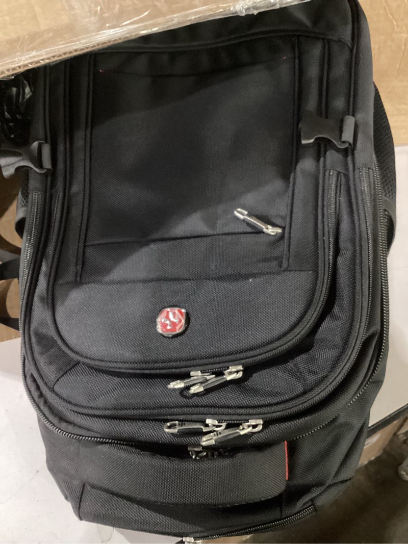 Condition photo showing Good Condition for **similar to **star cloud 21x14x9 rolling backpack with wheels - water-resistant, 17.3\" laptop compartment, ideal carry-on for overnight travel, college, work - wheeled business backpack for adults large (21 x 14 x 9 inch, 45l) black