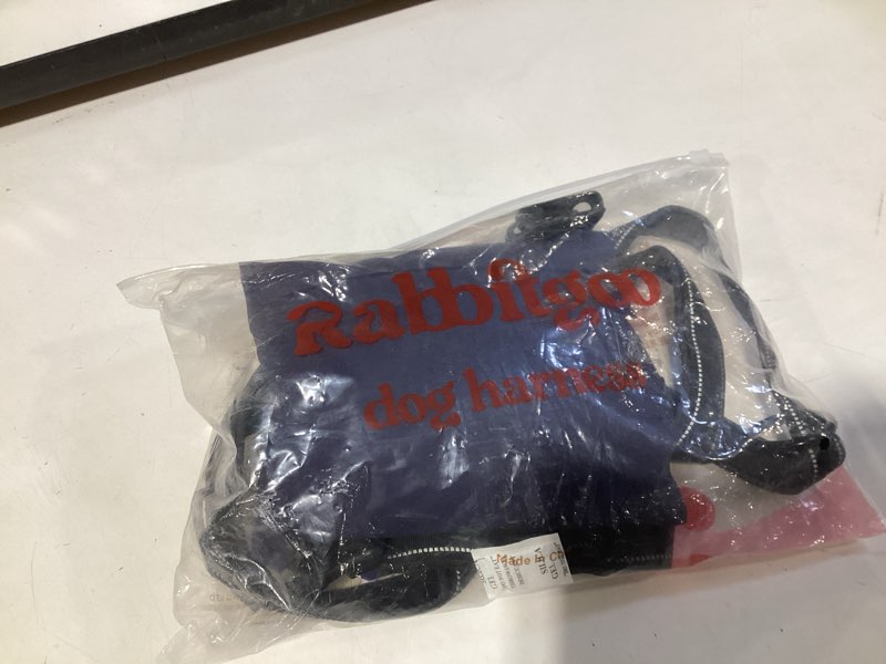 Condition photo showing New/Like New for rabbitgoo tactical dog harness for large, heavy duty pet harness with handle, no-pull service vest large breed, adjustable military dog vest for training hunting walking, black, xl x-large black