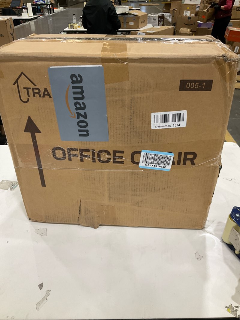 Condition photo showing New/Like New for TRALT Office Chair - Ergonomic Office Chair with Back Support, Computer Chair - Home Office Desk Chairs, 330lbs Wide Seat Big and Tall Office Chairs with Headrest, Comfy Desk Chairs (White Black) Black White