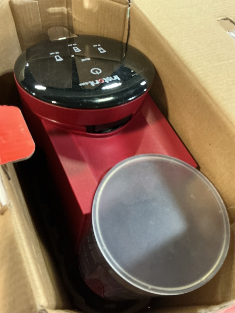 Condition photo showing Good Condition for instant solo single serve coffee maker, from the makers of pot, k-cup pod compatible brewer, includes reusable & bold setting, brew 8 to 12oz., 40oz. water reservoir, red