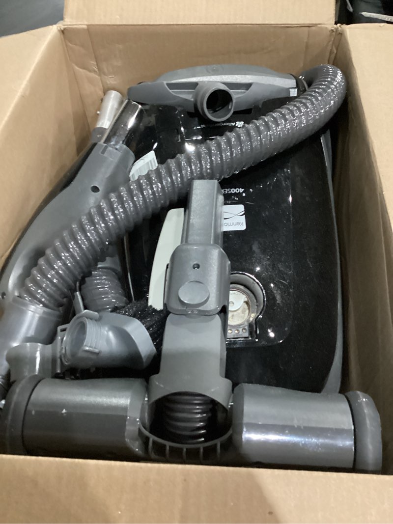 Condition photo showing Good Condition for kenmore bc3006 400 series pet friendly lightweight bagged canister vacuum cleaner 2-motor design with hair eliminator brushroll, hepa filter, led headlight, extended wand and auto cord rewind black