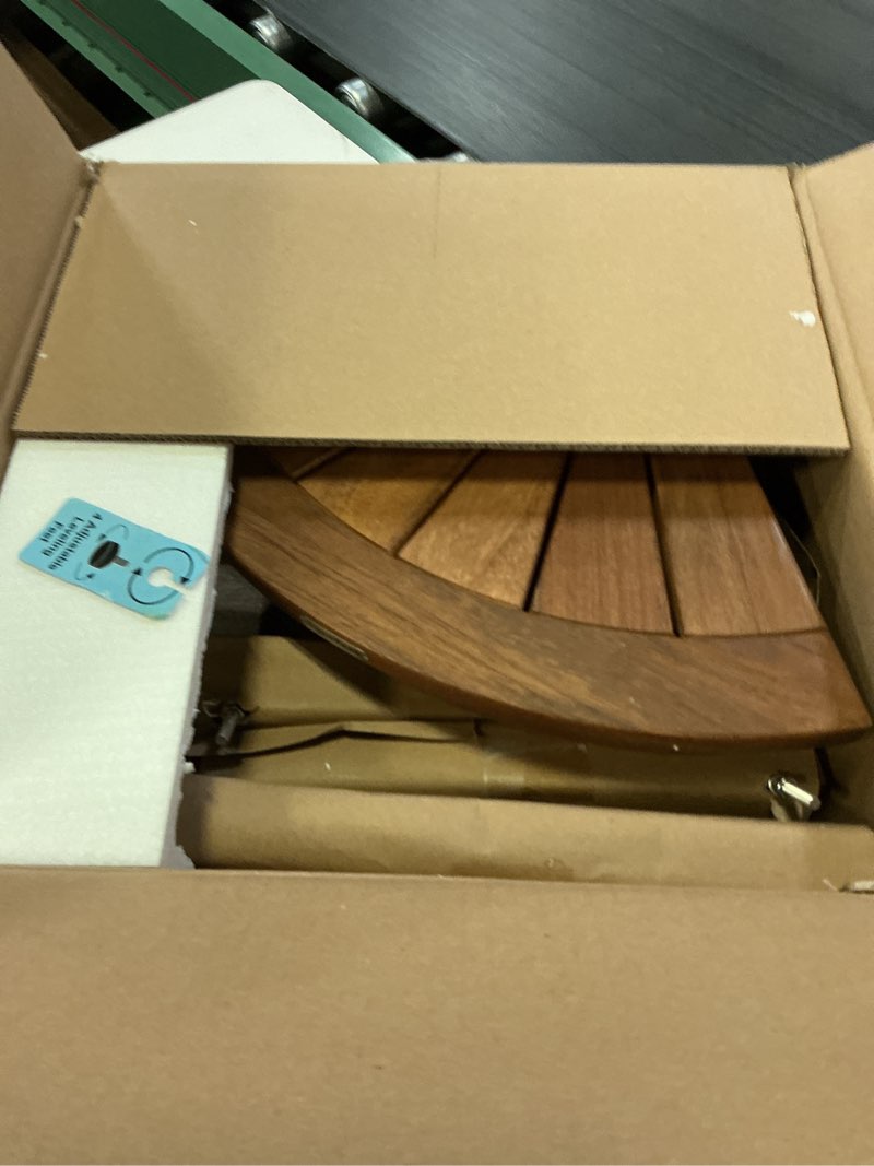 Condition photo showing Good Condition for 12" kai optiarea corner teak shaving & washing foot rest