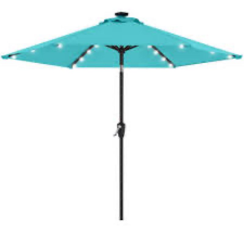 cutshall lighted tilt market umbrella