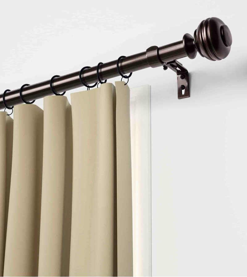 assorted curtain rods (models, style, size, colors and other specifications may vary )