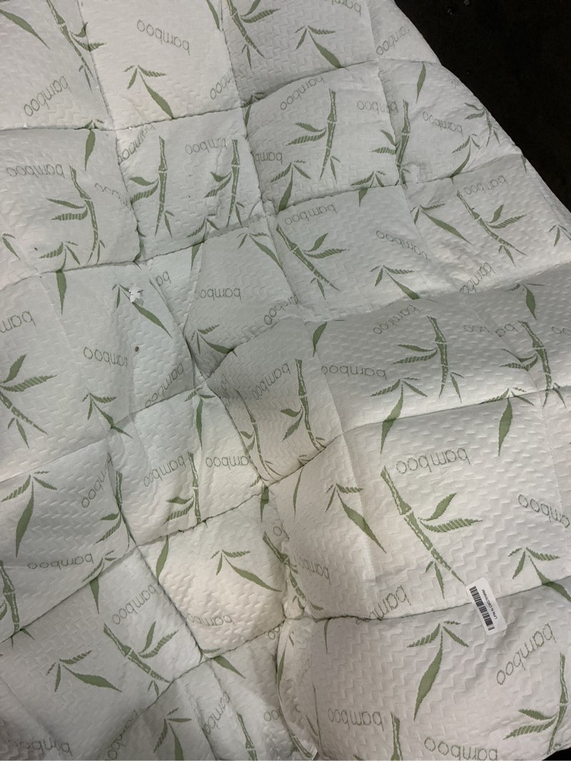 Condition photo showing Good Condition for 3 inch mattress topper queen size - 1500gsm 3d+7d down alternative fill,viscose made from bambu cover,cooling extra firm pillow top mattress pad for back pain with 6"-18" deep pocket (60"x80")