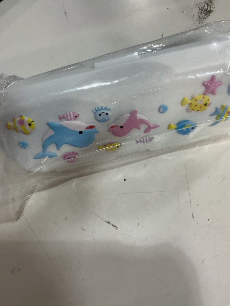 Condition photo showing Good Condition for kids swim goggles for girls ages 4-12 | no leak anti-fog uv protection | with premium hard case 01: clear lens w/ rainbow