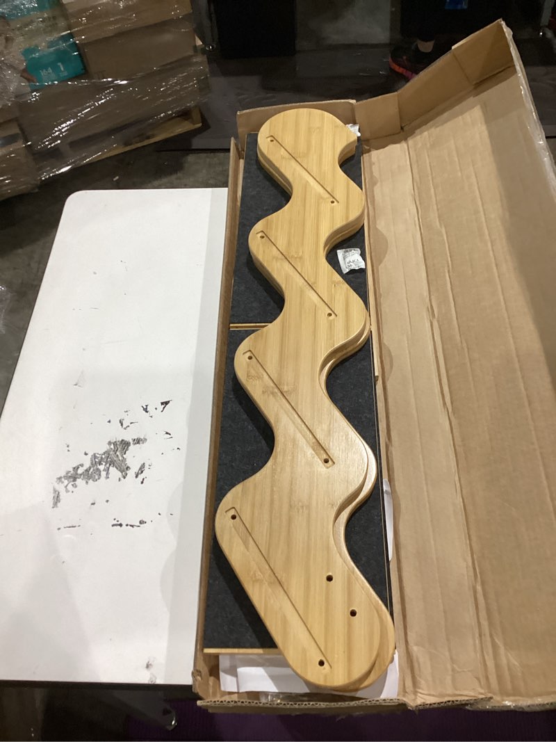 Condition photo showing Good Condition for bamboo four-step pet stairs for large and senior dogs, 20 inches high, suitable for high
