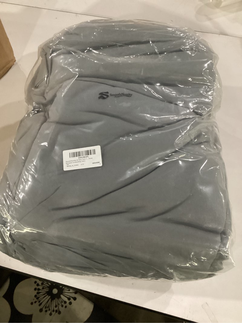 Condition photo showing Good Condition for smoothnovelty 30 pack twin flat sheets bulk soft microfiber massage spa bed sheet dust poof cover for hospital hotel airbab dorm home windows curtain(gray,twin) gray twin