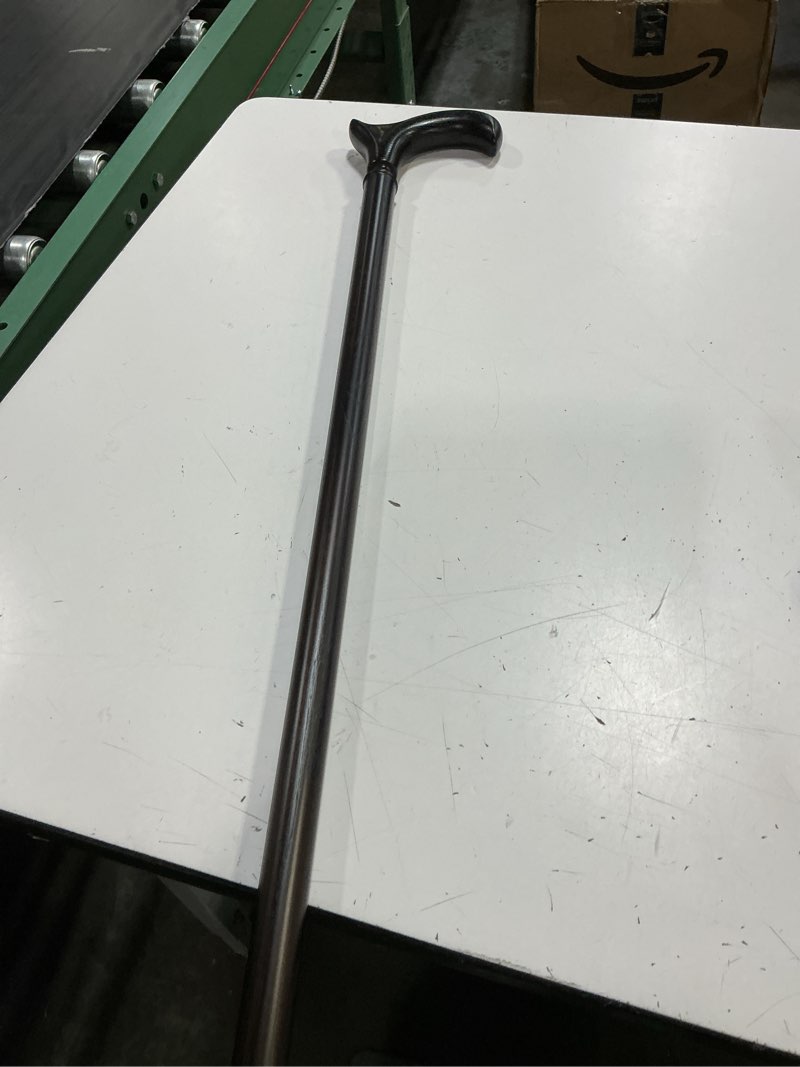 Condition photo showing Good Condition for nova designer walking cane with t-grip molded handle, lightweight and adjustable walking stick, black