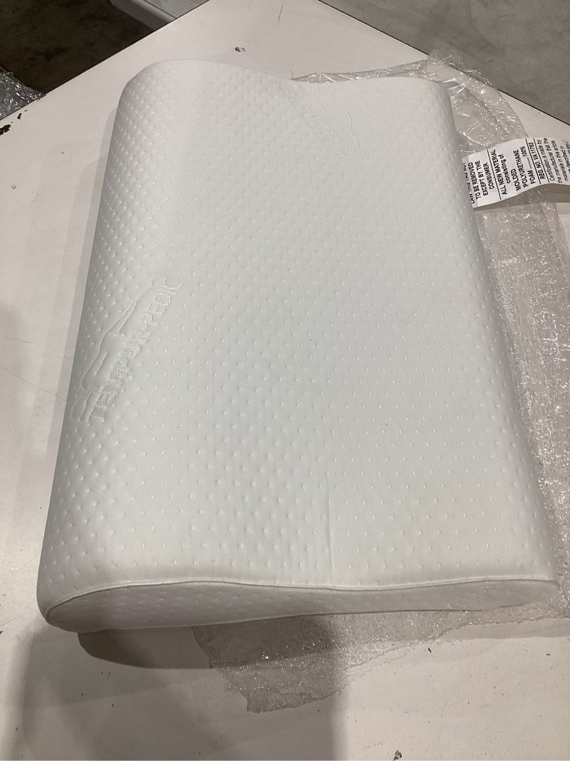 Condition photo showing Good Condition for tempur-pedic tempur-ergo neck pillow, small profile, white & tempur-ergo neck pillow, medium profile, white brand: tempur-pedic