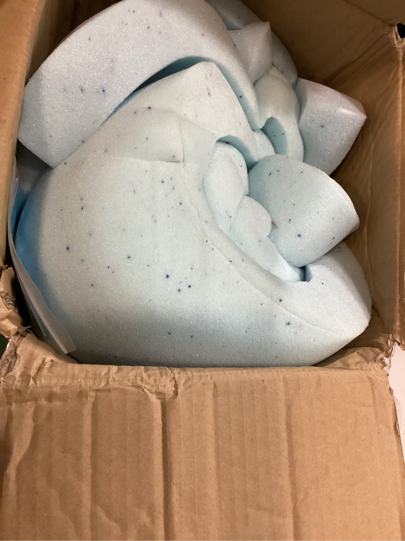 Condition photo showing As Is for LINENSPA Memory Foam Mattress Topper - 2 Inch Gel Infused Memory Foam - Plush Feel - Cooling and Pressure Relieving - CertiPUR Certified - Dorm Room Essentials - Twin Size Twin 2 Inch Topper Only