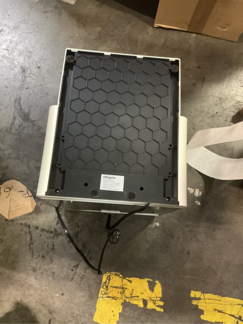 Condition photo showing As Is for ollygrin 20 bar espresso machine with grinder, espresso maker with 19 grinding settings, coffee machine with pressure gauge, 94.7oz removable water tank for latte & cappuccino