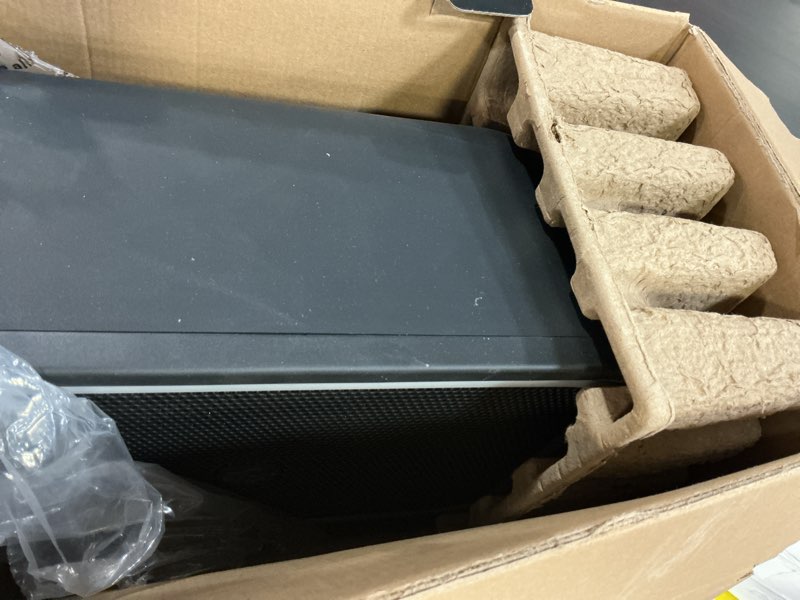 Condition photo showing As Is for skullcandy canada ulc skullcandy stomp waterproof usb charge out led lighting wireless bluetooth portable speaker, black