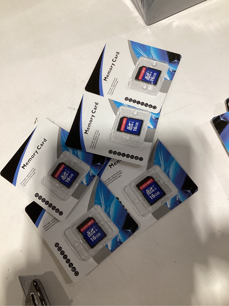 Condition photo showing New/Like New for 16gb sd card, 5 pack sdhc memory cards uhs-i u1 class 10 high-speed full hd video compatible with digital point-and-shoot cameras, hd camcorders, dslr and pc, 16gb(5pc) 16gb 5pcs