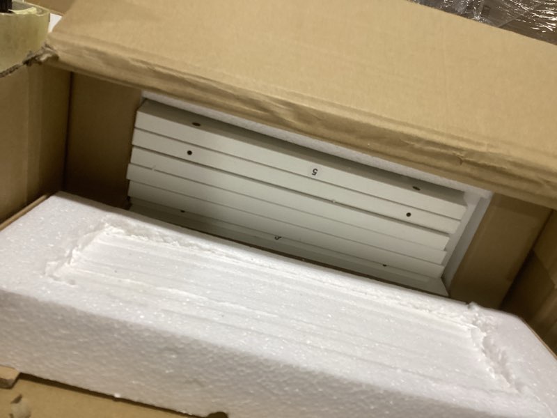 Condition photo showing Good Condition for IOTXY Wooden Open Shelf Bookcase - 3-Tier Floor Standing Display Cabinet Rack with Legs, 5 Cubes Bookshelf, Warm White 50CM Warm White