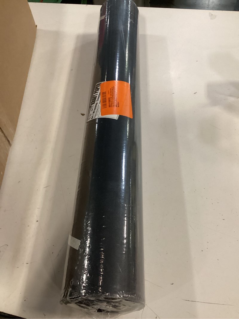 Condition photo showing New/Like New for perkhomy 24" x 2,400" (200') black kraft paper roll for craft bulletin board paper art table covering crafting gift wrapping bouquet packing parcel 80gsm 55lb (black, 24" x 200') black 24" width x 200' length