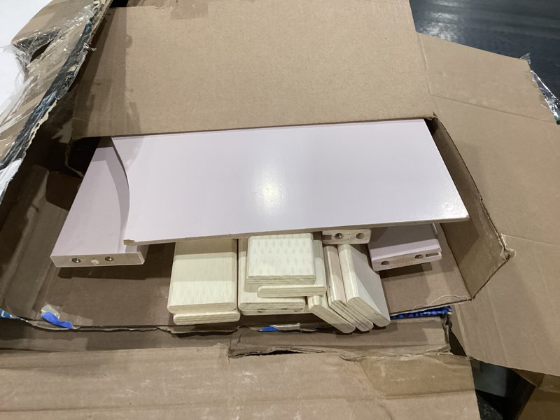 Condition photo showing Good Condition for dream on me sydney toddler bed with low floor design, 2 safety guard rails, sturdy wooden slat support, durable new zealand pinewood, baby safety alliance & greenguard gold certified - blush pink