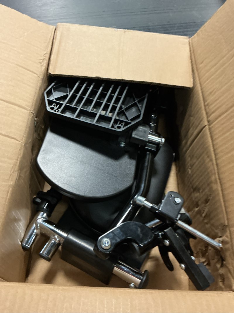 Condition photo showing Good Condition for wheelchair elevating legrests with padded calf pads, composite footplates, fits most standard wheelchairs of all brands. wheelchair parts,same functional structure as lk3jelr,t94,(1pr, black)