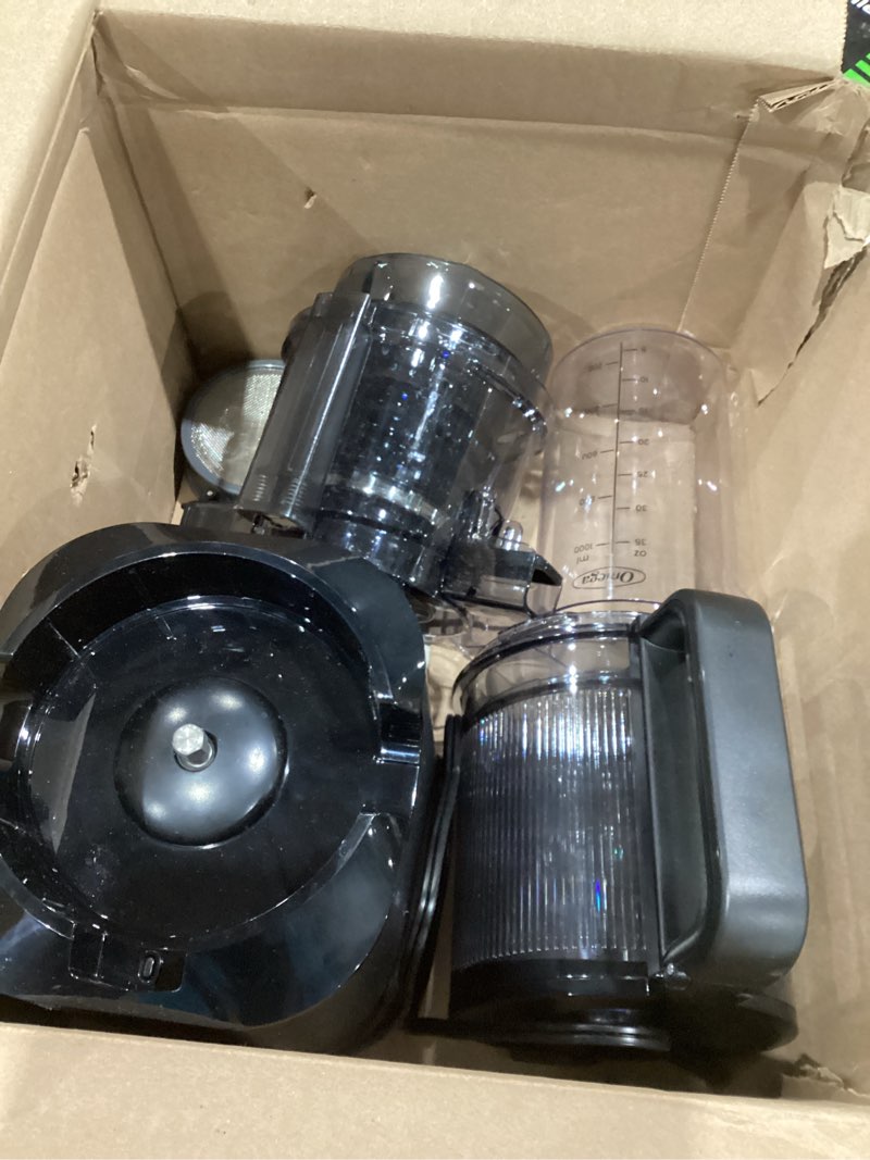 Condition photo showing Good Condition for omega cold press juicer – slow masticating hands free juicer machine for vegetables and fruits with wide mouth hopper for whole recipe batch juicing, time saving series, easy to clean, 150-watt motor