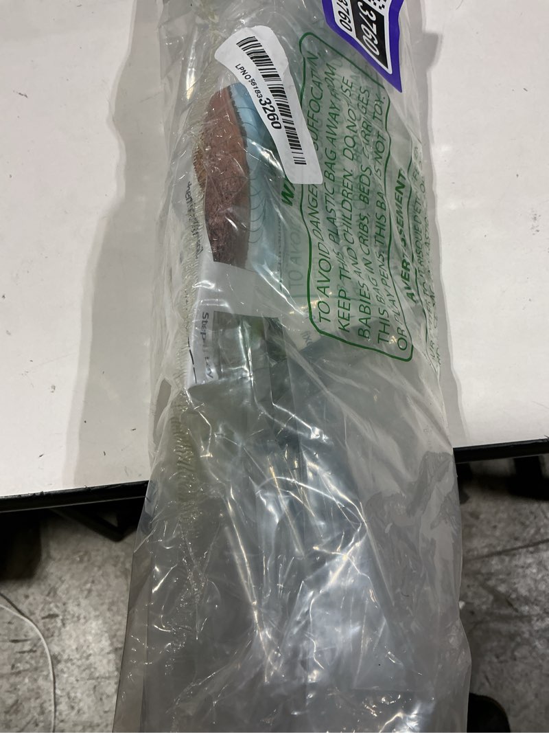 Condition photo showing As Is for poles only. missing netting. garden netting kit for raised beds, 10x30ft ultra fine mesh netting? 6 sets of 8ft fiberglass garden hoops, row cover insect netting for vegetable plant fruit flowers protection white 10x30ft