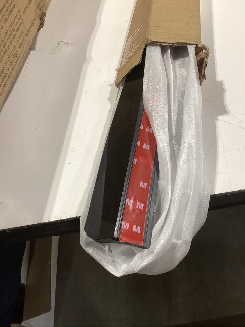 Condition photo showing Good Condition for for car rear trunk spoiler tail universal,modification tail wing universal,3-section adjustable and cuttable rear window top roof spoiler wing,40-55 inches (black)