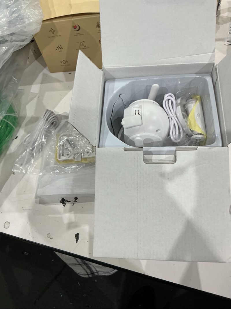 Condition photo showing Good Condition for vicohome 2k solar wireless wifi security cameras outdoor, 355° ptz, solar & battery powered, pir motion detection, 3mp full-color night vision, ip65 waterproof, cloud&sd card storage(without sd card) without memory card