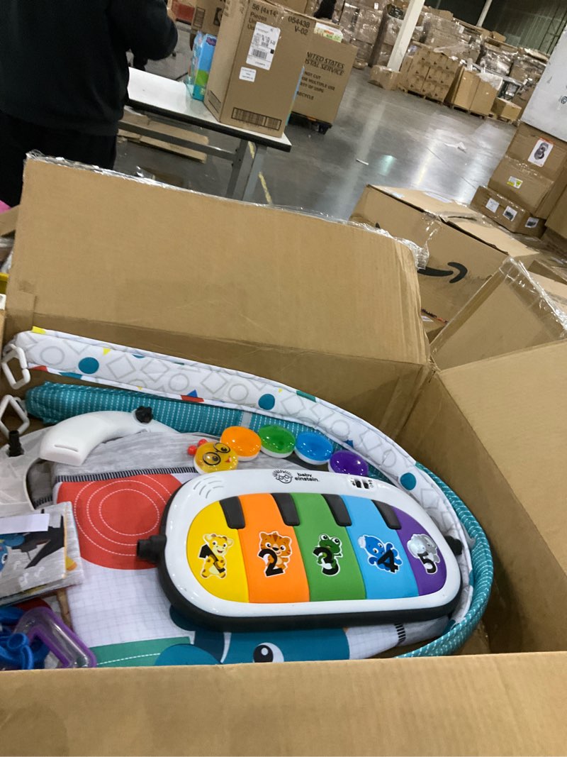 Condition photo showing As Is for Baby Einstein Kickin' Tunes 4-in-1 Infant Baby Activity Gym & Tummy Time Play Mat