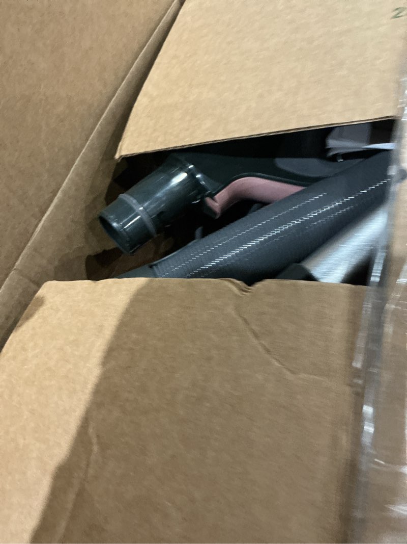 Condition photo showing As Is for kenmore bu4050 intuition bagged upright vacuum, liftup cleaner with hair eliminator brushroll, pet handi-mate for carpet, hard floor, rose gold