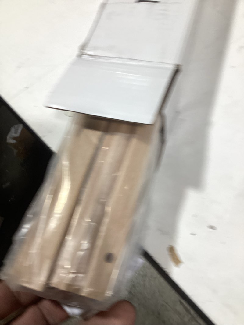 Condition photo showing New/Like New for meeden wood easel stand for display: wooden display tripod stand for posters pictures paintings - wedding decor holder for welcome sign