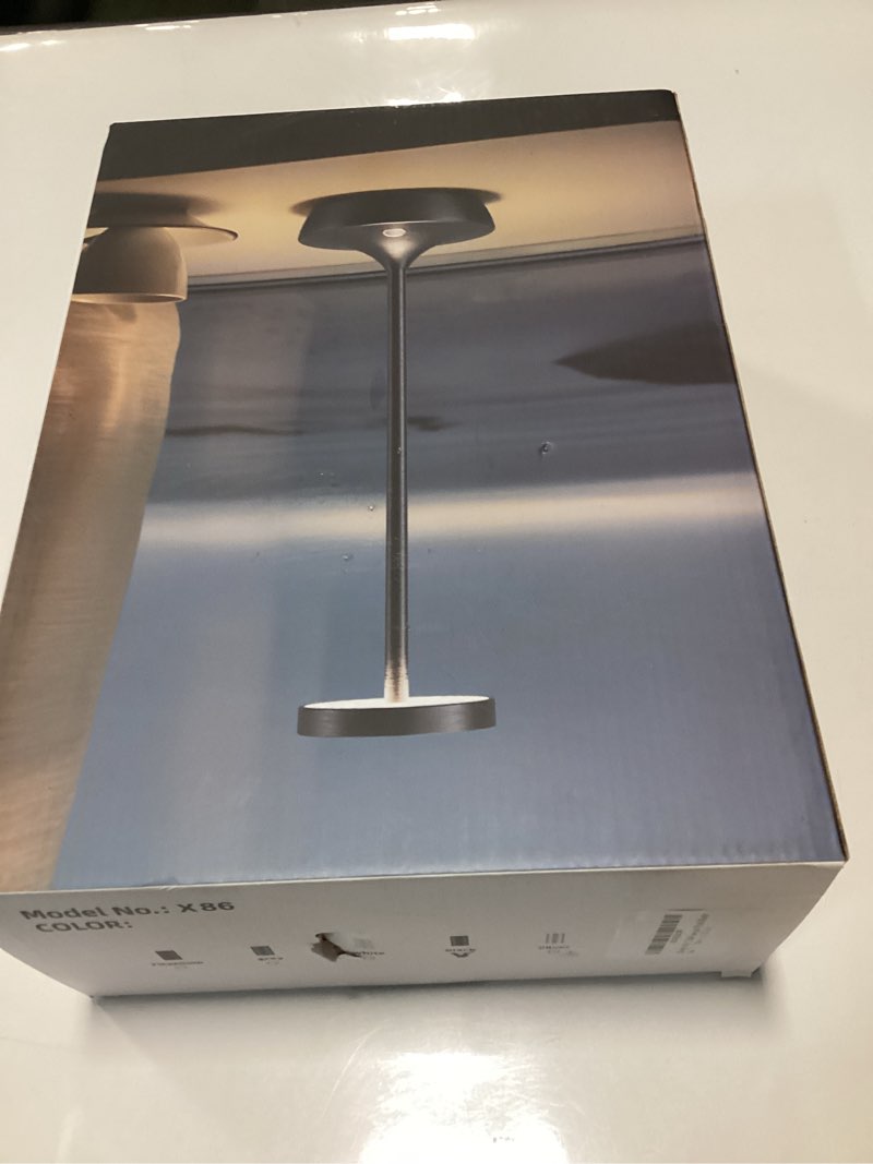 2 Pack Cordless Table Lamps, Battery Operated LED Desk Lamp, 3-Color Stepless Dimming, Portable & Wa