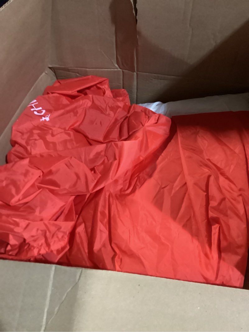 Condition photo showing As Is for 14 FT Christmas Inflatables Santa Claus Outdoor Decoration, Giant Santa Inflatable with Gift Bag, Blow Up Yard Decor with Built-in LED Lights for Xmas Lawn Garden Home Holiday Party 14 FT Santa