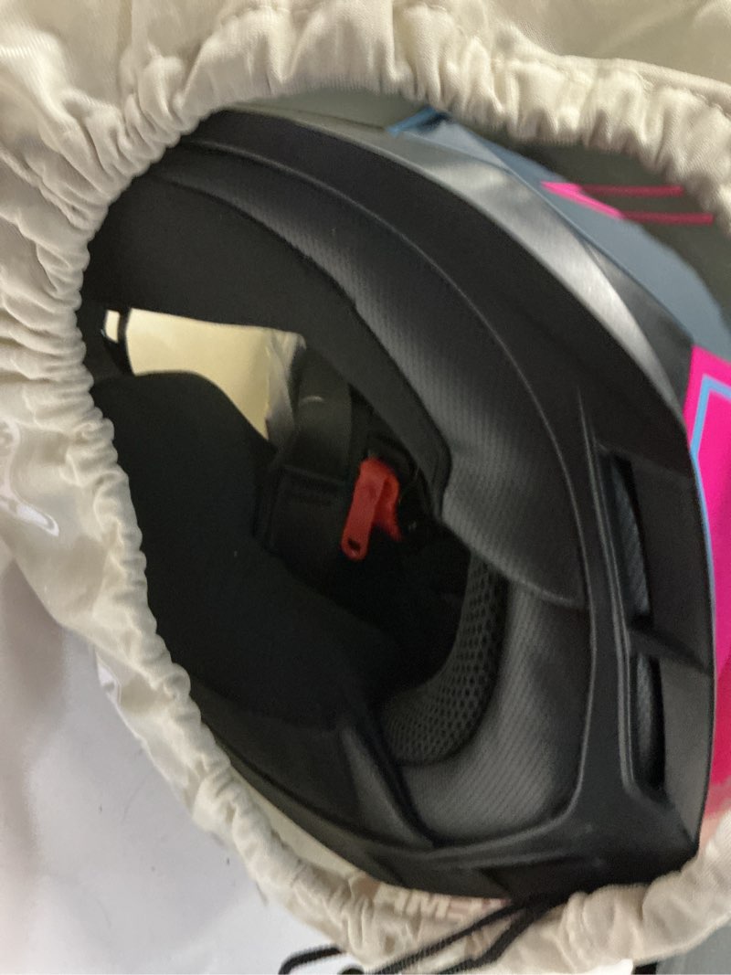 Condition photo showing Good Condition for yema adults dirt bike helmets, ventilated motocross atv dirtbike offroad bmx mx helmets, dot approved motorcycle helmets, ym-915, black black-pink medium