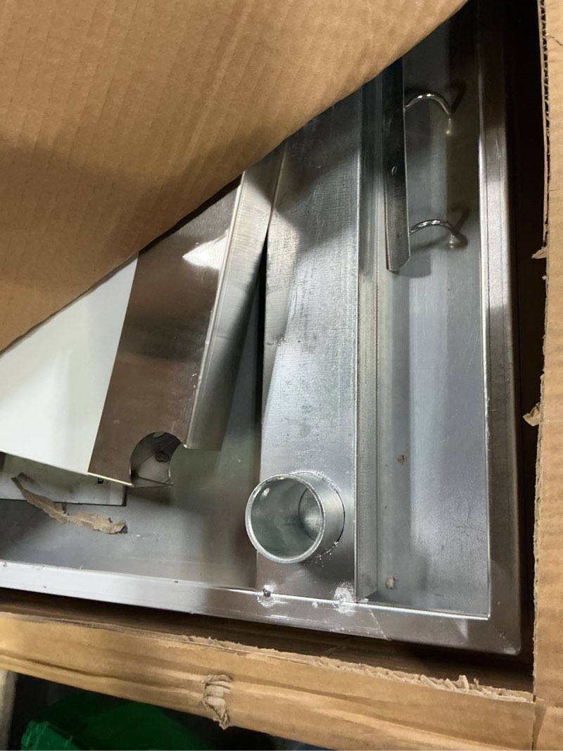 Condition photo showing Good Condition for Stainless Steel Prep Table 24 x 30 Inch w/Backsplash & Wheels, Commercial NSF Certified, Restaurant Kitchen Garage Warehouse With Backsplash & Wheels 24"x30"