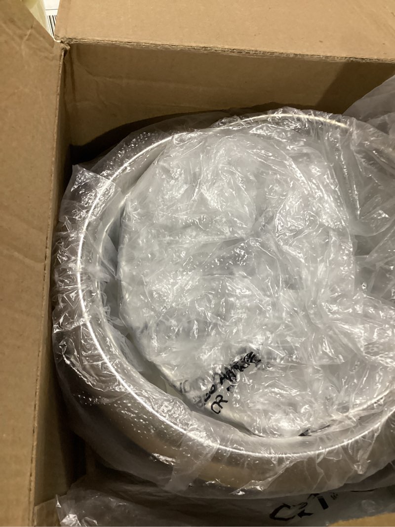 Condition photo showing New/Like New for elite gourmet erc006ss 6-cup electric rice cooker with 304 surgical grade stainless steel inner pot, makes soups, stews, porridges, grains and cereals, 6 cup (3 cups uncooked), black