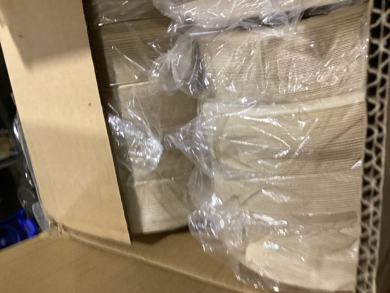 Condition photo showing Good Condition for racetop compostable paper plates 9 inch [500 pack] brown 9 in - 500 count