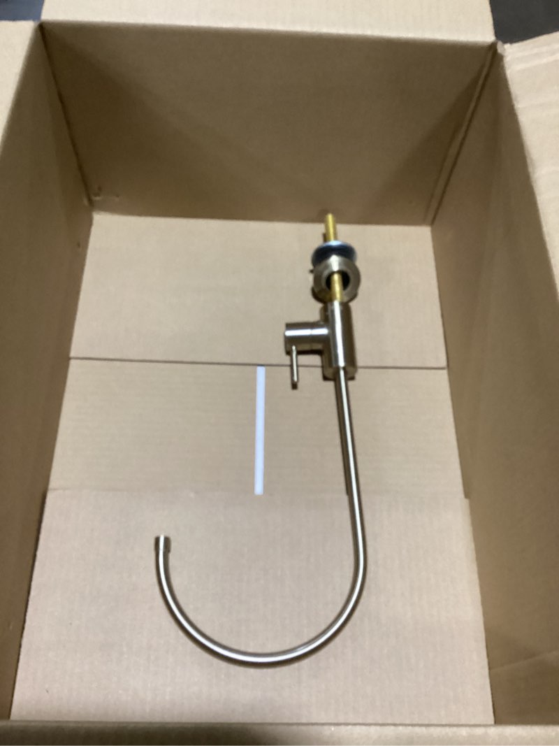 Condition photo showing As Is for (Similar to photos)Drinking Water Faucet, Kitchen Beverage Faucet in 304 Stainless Steel, Non-Air-Gap Pure Water Filter Faucet for Sink, Fit for Reverse Osmosis Water Purify System Brushed Gold