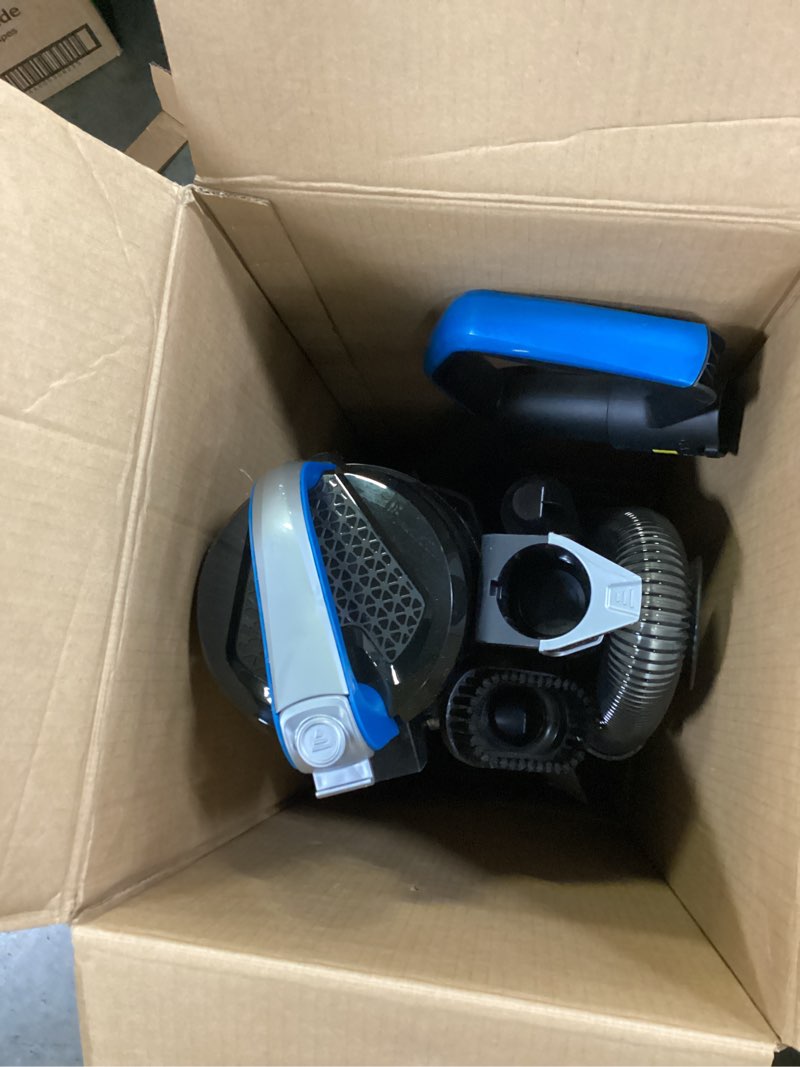 Condition photo showing New/Like New for Eureka NEU10AE5 Powerful Bagless Upright Vacuum Cleaner Carpet and Floor, AirSpeed Ultra-Lightweight Vacuum Cleaner, w/ Replacement Filter, Blue Blue AirSpeed NEU10AE5