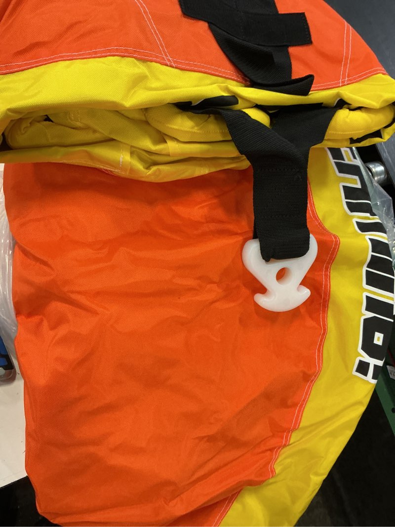 Condition photo showing Good Condition for k-musculo towable tubes for boating - boat tubes & towables, eva foam pads, drainage, super safe handle, quick connector sunracer 2