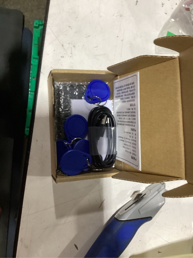 Condition photo showing New/Like New for lexi rfid nfc duplicator, 125khz key fob copier, rfid smart card reader writer, 13.56mhz encrypted programmer, usb interface, with uid/t5577 writable key cards and software