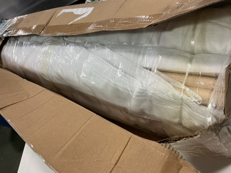 Condition photo showing New/Like New for 4 PCS Teepee Tent for Kids,Washable Tapered Kids Teepee Tent,Bohemian White Collapsible Sleepover Tents,for Boys and Girls Sleepover Pajamas Party Birthday SPA 4PCS