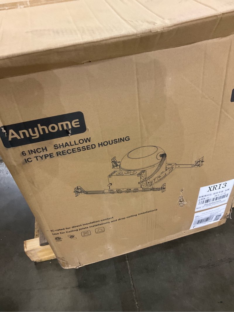 6 inch shallow IC type recessed housing