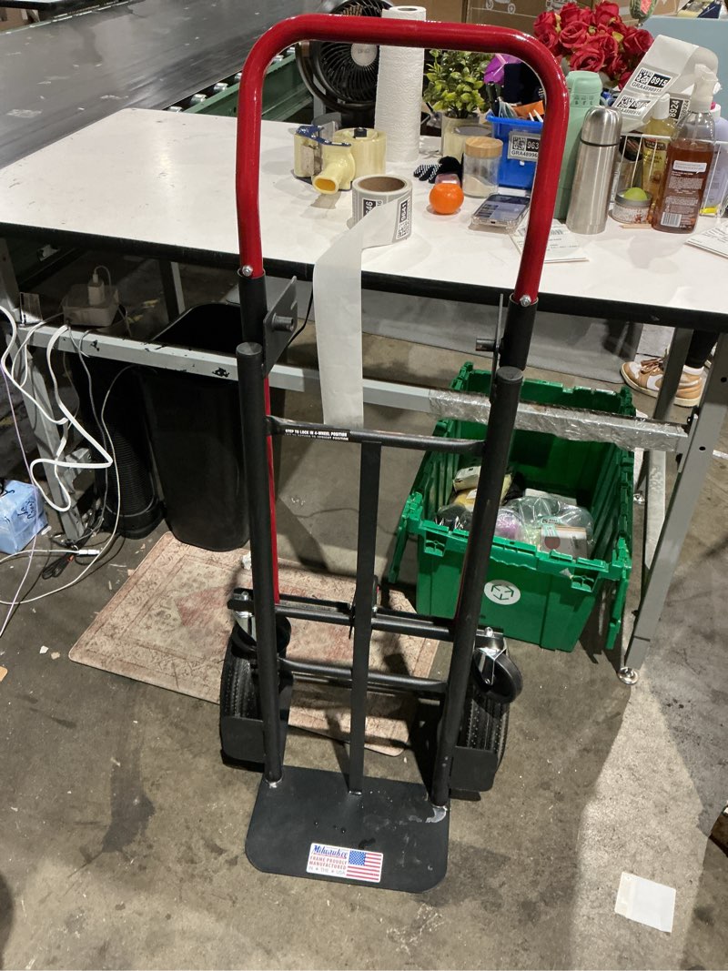 Condition photo showing As Is for milwaukee 800-ib capacity 4 -wheel multiple colors/finishes steel ...